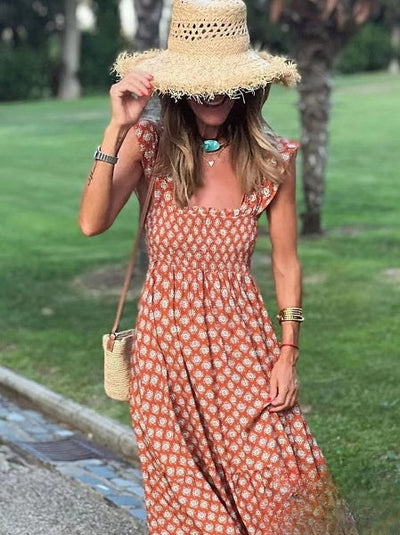 Elegante vestido de mujer hasta la rodilla Pamela