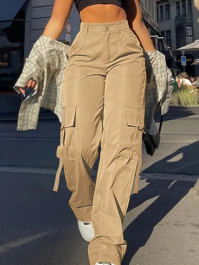 Pantalones Cargo Chic para Mujer - Estilo y Comodidad en Uno