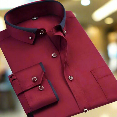Camisa Clásica de Manga Larga Jannik - Elegancia y Estilo Atemporal