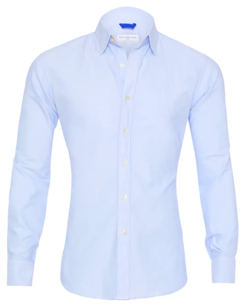 Camisa Oxford elástica con botones