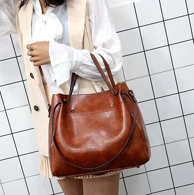 Bolso Retro Gerhild de Cuatro Elegantes Piezas