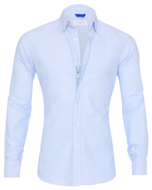 Camisa Oxford elástica con botones