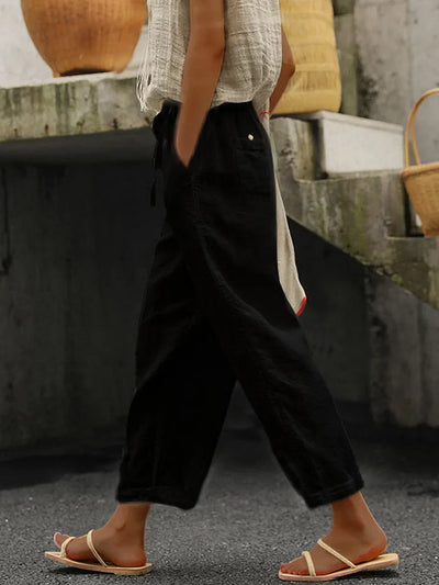 Karen - Pantalón casual de algodón suave y cómodo