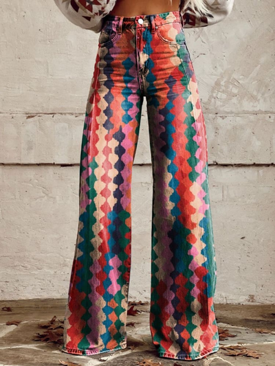NADINA - PANTALÓN BOHEMIO AMPLIO