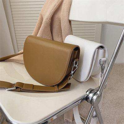 Bolso de cuero vintage para mujer Gertrud - un toque retro elegante