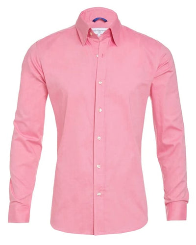 Camisa Oxford elástica con botones