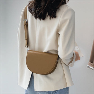 Bolso de cuero vintage para mujer Gertrud - un toque retro elegante