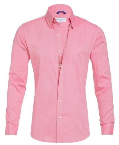 Camisa Oxford elástica con botones