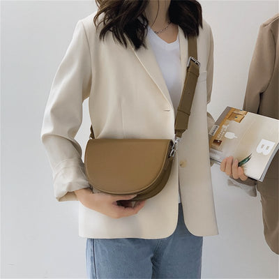 Bolso de cuero vintage para mujer Gertrud - un toque retro elegante