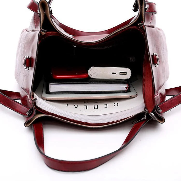 Bolso Retro Gerhild de Cuatro Elegantes Piezas