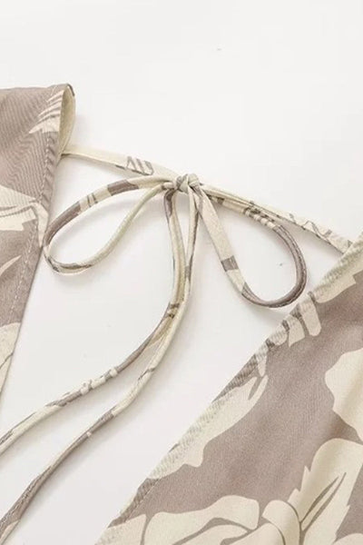 Erika - Vestidos Asimétricos con Cuello en V y Encantadoras Borlas en Forma de Corazón