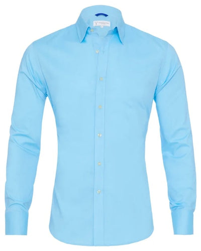 Camisa Oxford elástica con botones