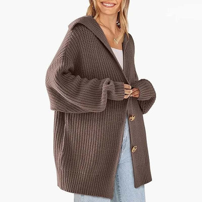 Luxora™ | Chaleco Oversized con botones y cuello largo