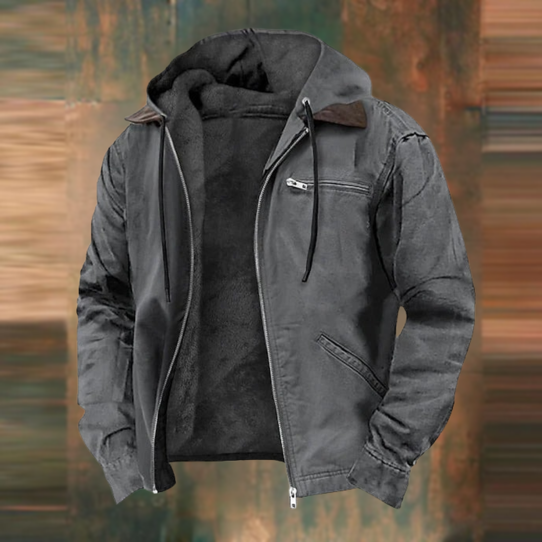 Luis | Chaqueta con cremallera y capucha
