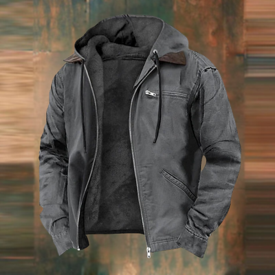Luis | Chaqueta con cremallera y capucha