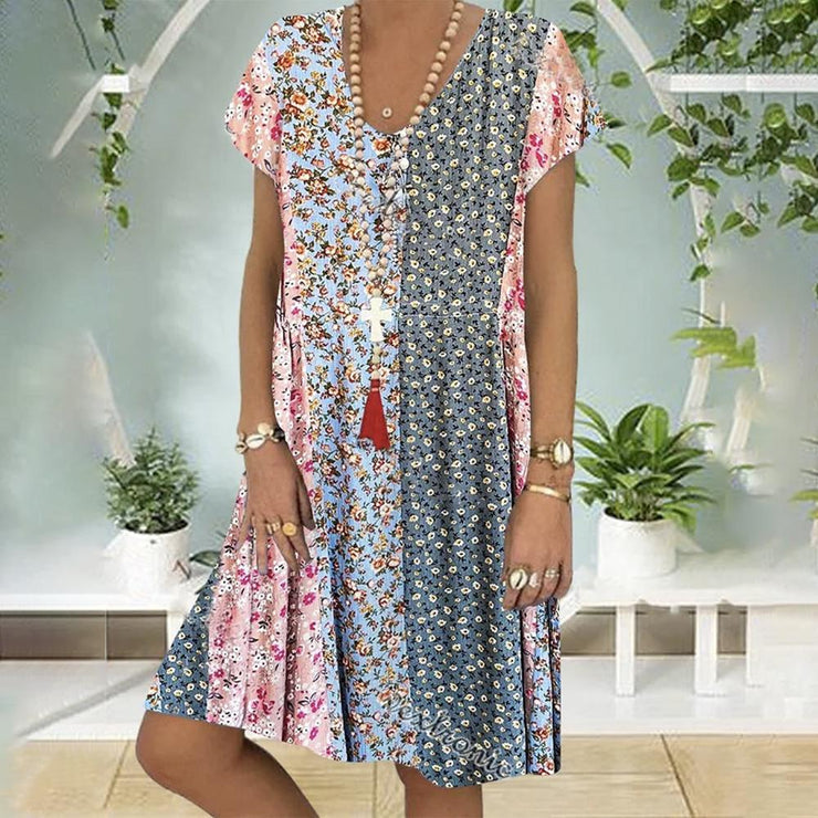 Vestido Mini Floral Chic