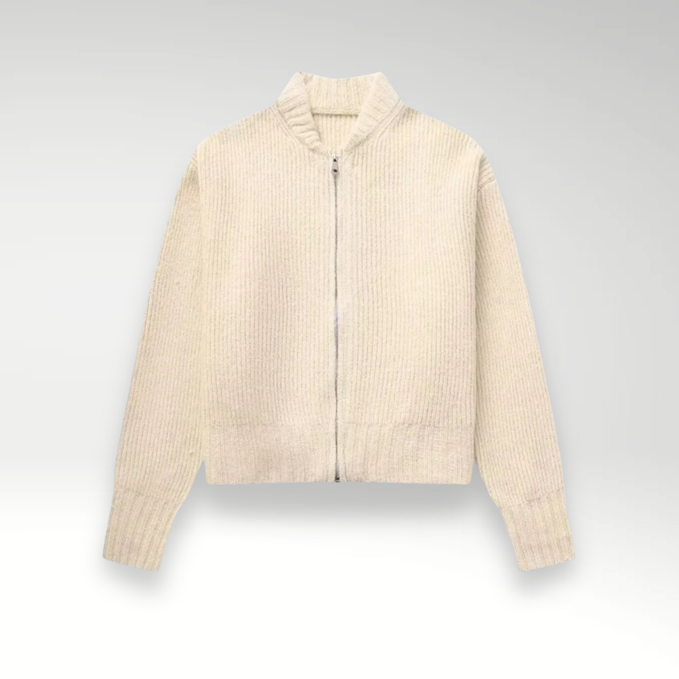 Luxora™ | Elegante Cárdigan con Cremallera para un Look Refinado