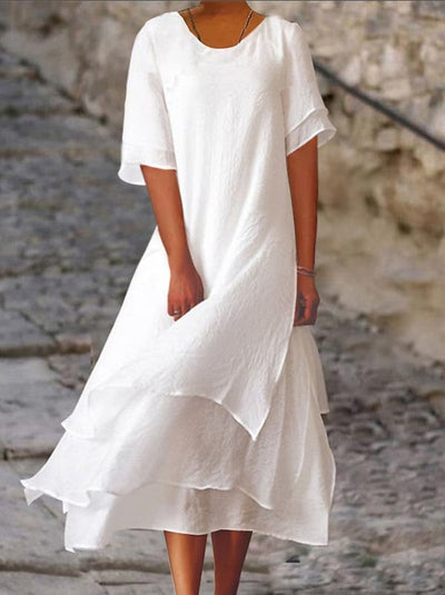 Vestido a Capas Elegante y Chic Gertrud - Estilo Inigualable para Tu Guardarropa
