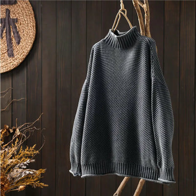Jersey de Cuello Alto de Punto