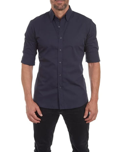 Camisa Oxford elástica con botones