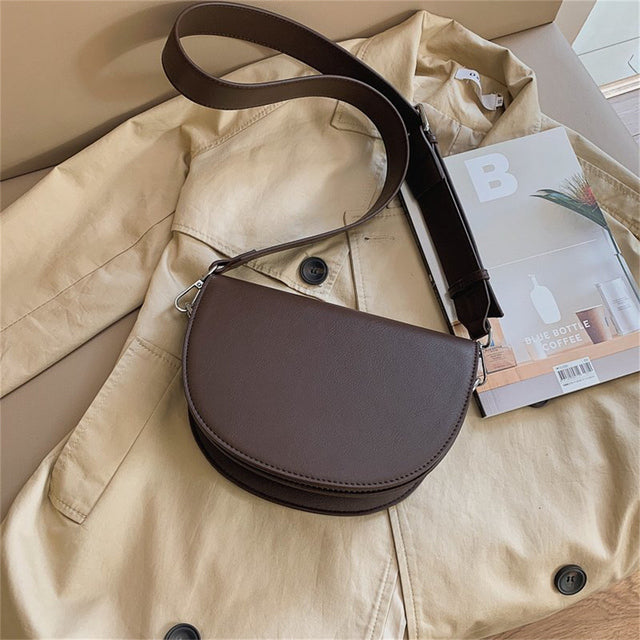 Bolso de cuero vintage para mujer Gertrud - un toque retro elegante