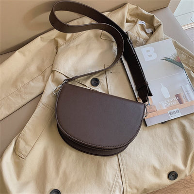 Bolso de cuero vintage para mujer Gertrud - un toque retro elegante