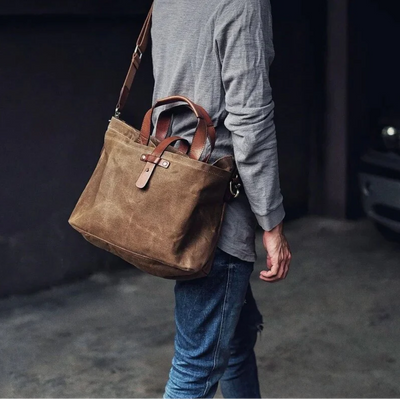 Bolsa Heirloom de lona encerada: Estilo y Durabilidad en Uno