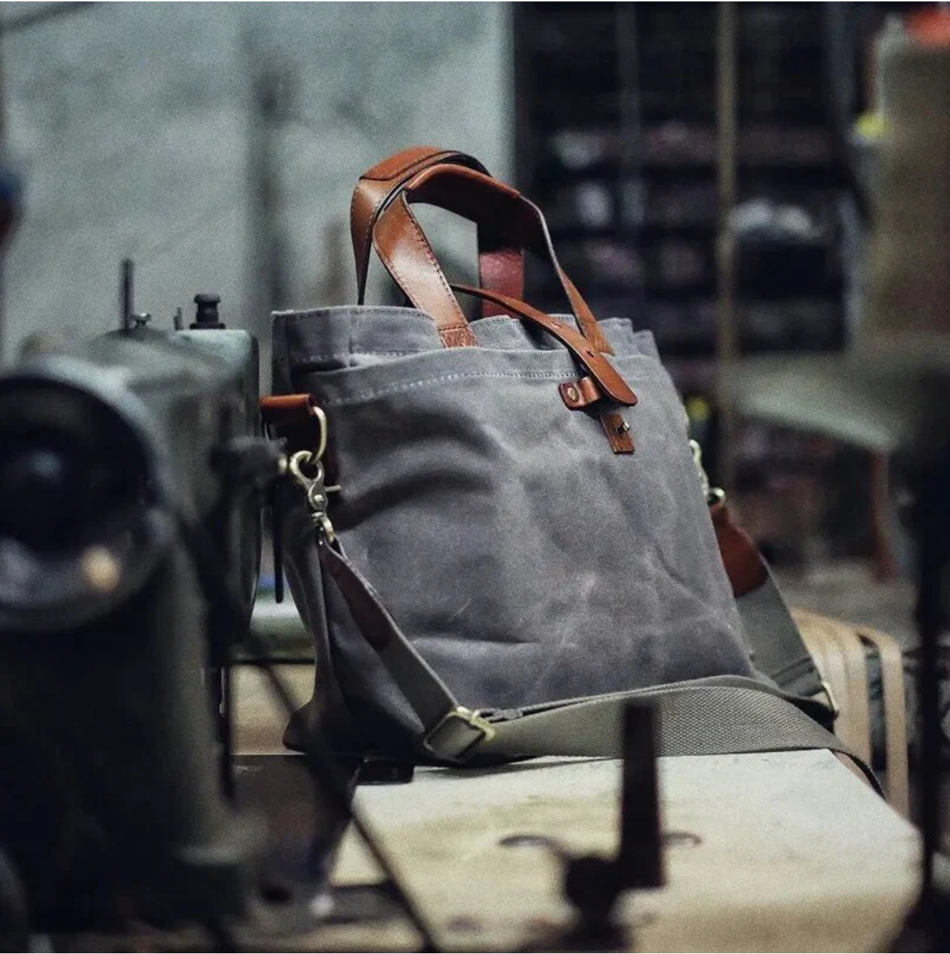 Bolsa Heirloom de lona encerada: Estilo y Durabilidad en Uno