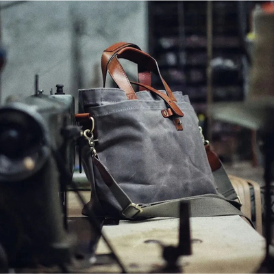 Bolsa Heirloom de lona encerada: Estilo y Durabilidad en Uno
