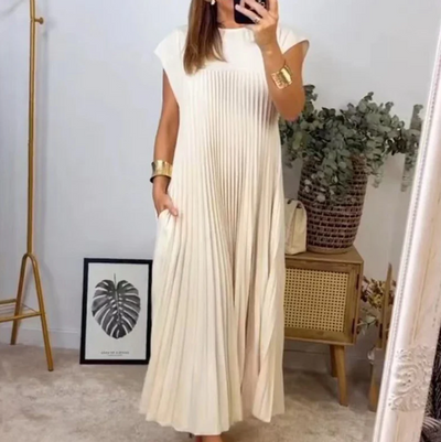 Yara | Elegante Vestido Plisado para Ocasiones Especiales