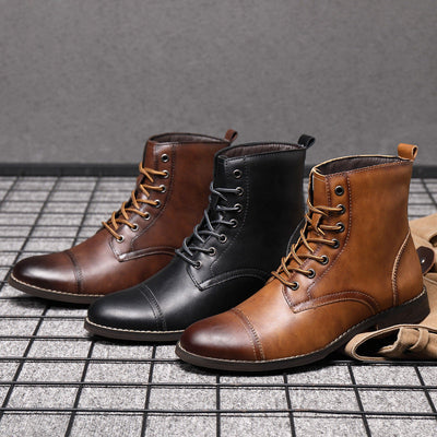 Claude | Botines de cuero genuino