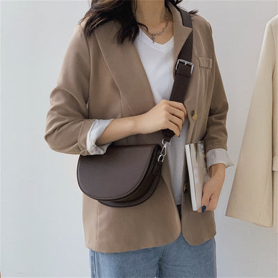 Bolso de cuero vintage para mujer Gertrud - un toque retro elegante