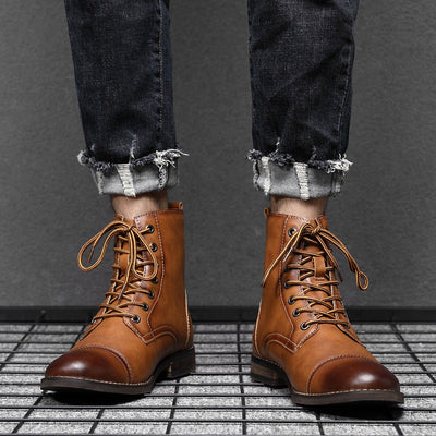 Claude | Botines de cuero genuino