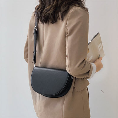 Bolso de cuero vintage para mujer Gertrud - un toque retro elegante