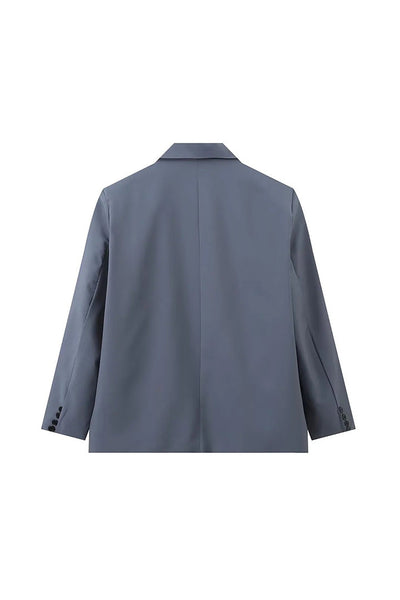 Blazer de gran tamaño con abertura