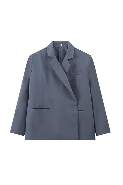 Blazer de gran tamaño con abertura