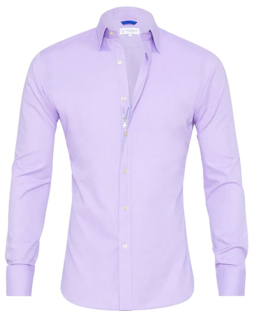 Camisa Oxford elástica con botones