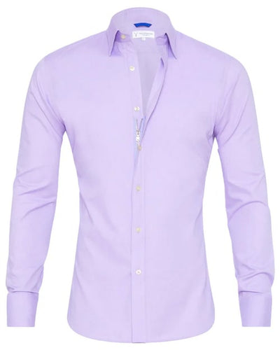 Camisa Oxford elástica con botones