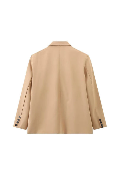 Blazer de gran tamaño con abertura