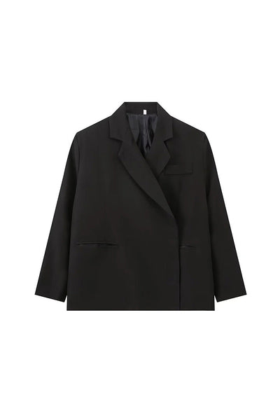 Blazer de gran tamaño con abertura