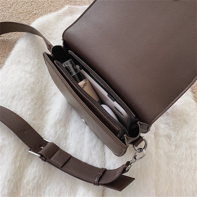 Bolso de cuero vintage para mujer Gertrud - un toque retro elegante