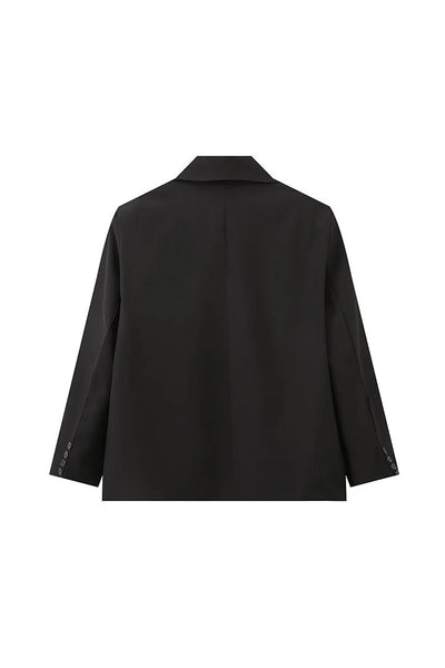 Blazer de gran tamaño con abertura