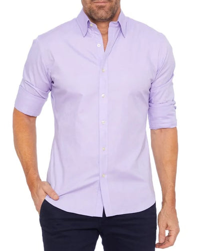 Camisa Oxford elástica con botones