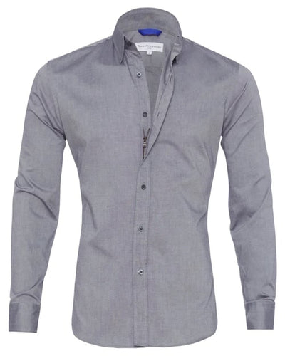 Camisa Oxford elástica con botones