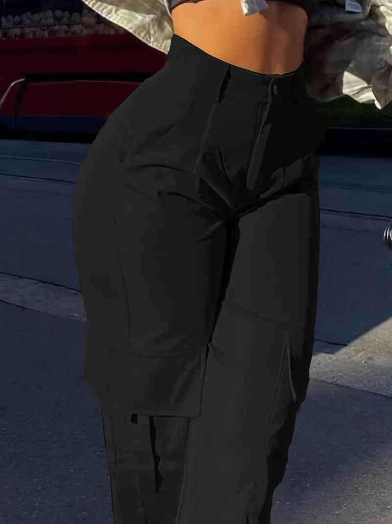 Pantalones cargo de cintura alta Hoa: Estilo y comodidad en cada paso