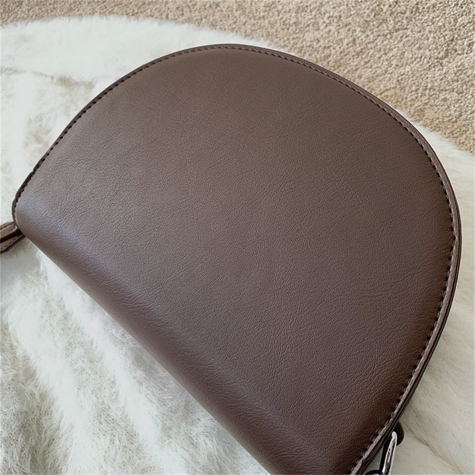 Bolso de cuero vintage para mujer Gertrud - un toque retro elegante