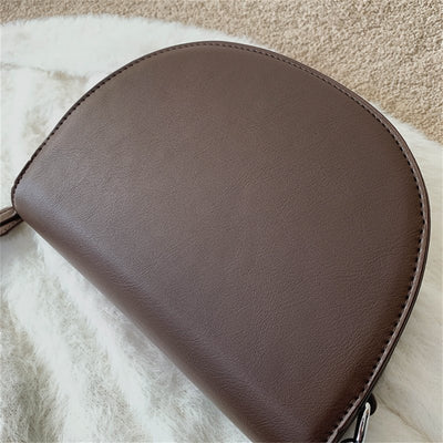 Bolso de cuero vintage para mujer Gertrud - un toque retro elegante