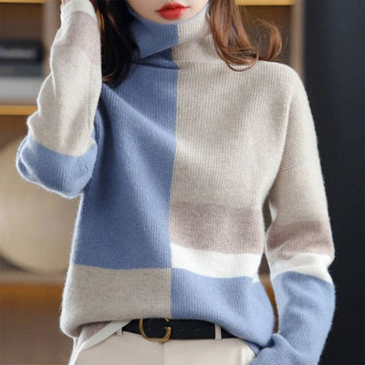 Maglia de Cuello Alto Tricolor