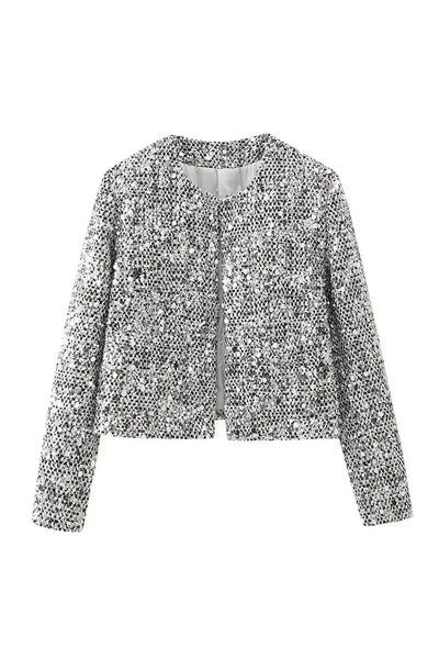 Chaqueta Esmerilada de lentejuelas