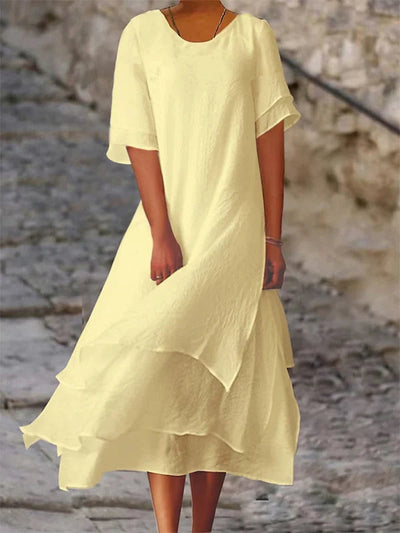 Vestido a Capas Elegante y Chic Gertrud - Estilo Inigualable para Tu Guardarropa
